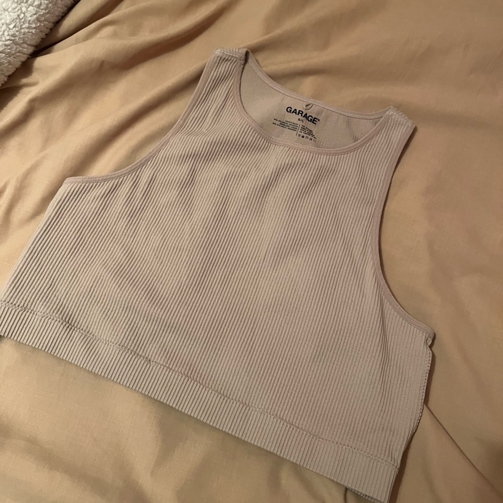 Garage Ribbed Tank Top